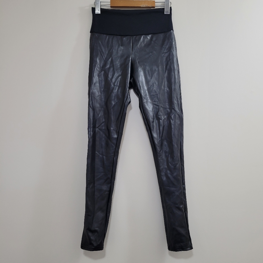 Spanx faux leather leggings S